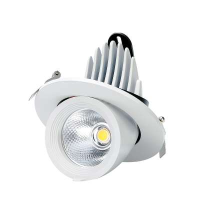 LED Down Light Fixtures Flexible and Rotatable Gimbal Downlight Fitting